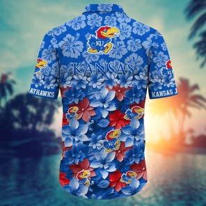 Kansas Jayhawks NCAA Hawaiian Shirt Gift For Fan