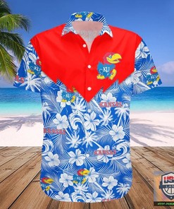 Kansas Jayhawks NCAA Tropical Seamless Hawaiian Shirt