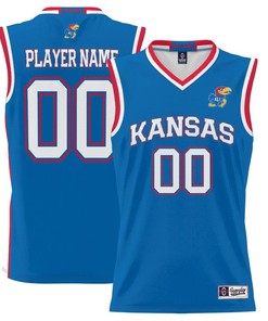 Kansas Jayhawks NIL Men Basketball Custom Jersey - Royal