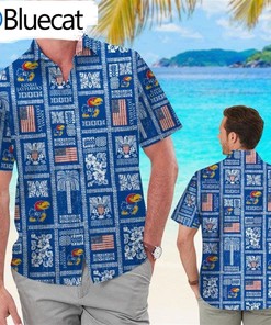 Kansas Jayhawks Summer Commemorative Hawaiian Shirt