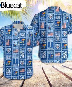 Kansas Jayhawks Summer Commemorative Hawaiian Shirt