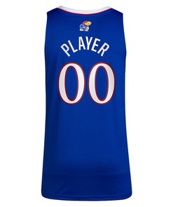 Kansas Jayhawks Unisex NIL Men Basketball Custom Jersey - Royal