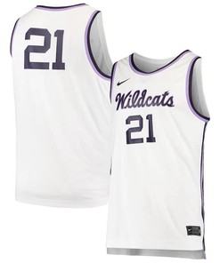 Kansas State Wildcats 21 Basketball Men Jersey - White