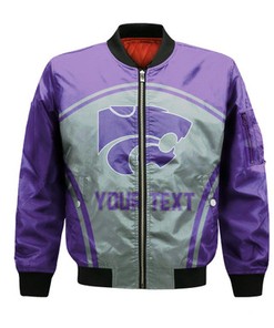 Kansas State Wildcats Bomber Curve Style Sport- NCAA