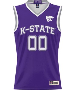 Kansas State Wildcats NIL Men Basketball Custom Jersey - Purple