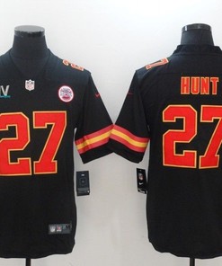 Kareem Hunt #27 Kansas City Chiefs 2020 Nfl Black Jersey Jersey