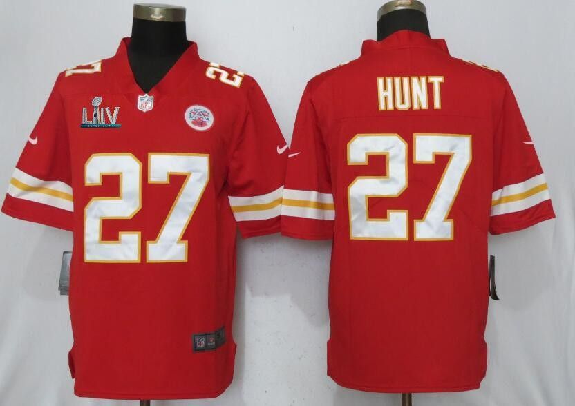Kareem Hunt #27 Kansas City Chiefs 2020 Nfl Red Jersey Jersey