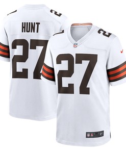 Kareem Hunt Cleveland Browns Game Player Jersey - White