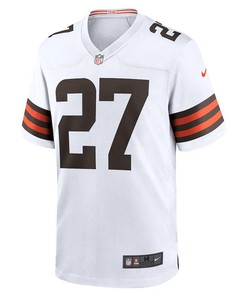 Kareem Hunt Cleveland Browns Game Player Jersey - White