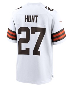 Kareem Hunt Cleveland Browns Game Player Jersey - White