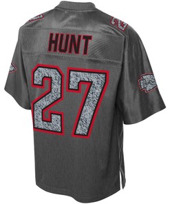 Kareem Hunt Kansas City Chiefs Nfl Pro Line Fashion Static Jersey - Gray
