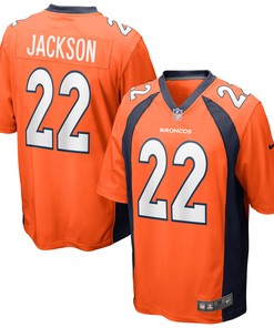 Kareem Jackson Denver Broncos Game Jersey - Orange Nfl