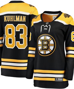 Karson Kuhlman Boston Bruins Fanatics Branded Womens Home Breakaway Player Jersey - Black Nhl
