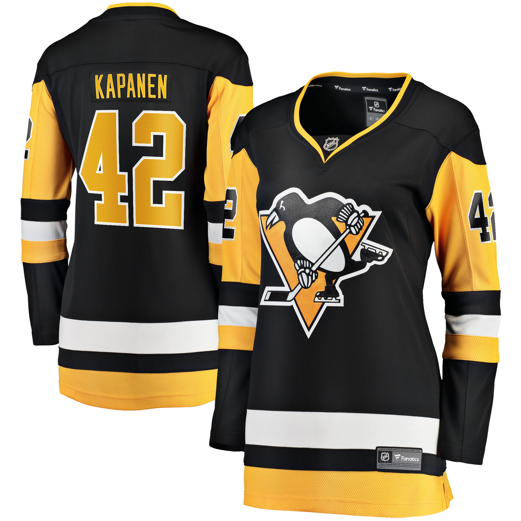 Kasperi Kapanen Pittsburgh Penguins Fanatics Branded Womens Home Breakaway Jersey - Black Nhl
