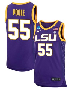 Kateri Poole 55 LSU Tigers 2023 NCAA Basketball Jersey - Purple