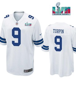 Kavontae Turpin 9 Dallas Cowboys Super Bowl LVII Super Bowl LVII White Men Game Jersey