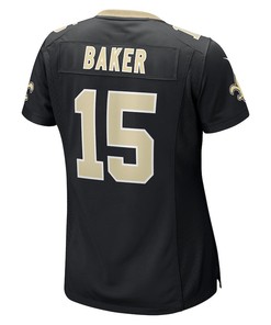 Kawaan Baker New Orleans Saints Women's Game Player Jersey - Black