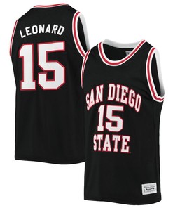Kawhi Leonard 15 San Diego State Aztecs Basketball Jersey - Men Black