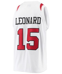 Kawhi Leonard 15 San Diego State Aztecs Basketball Jersey - Men White