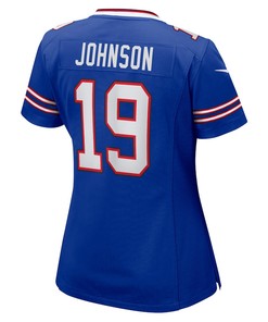 KeeSean Johnson 19 Buffalo Bills Women's Home Game Player Jersey - Royal