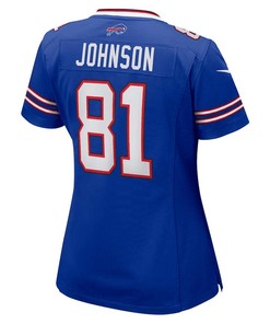 KeeSean Johnson 81 Buffalo Bills Women Game Jersey - Royal