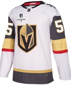 Keegan Kolesar 55 Vegas Golden Knights Stanley Cup 2023 Champions Patch Away Breakaway Men Jersey - White