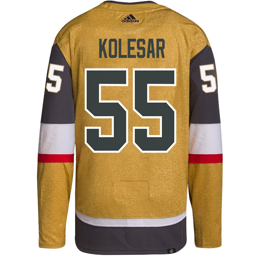 Keegan Kolesar 55 Vegas Golden Knights Stanley Cup 2023 Final Patch Home Breakaway Men Jersey - Gold