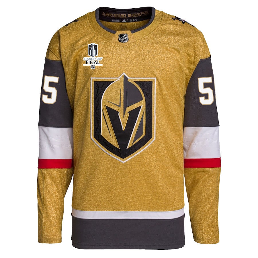 Keegan Kolesar 55 Vegas Golden Knights Stanley Cup 2023 Final Patch Home Breakaway Men Jersey - Gold