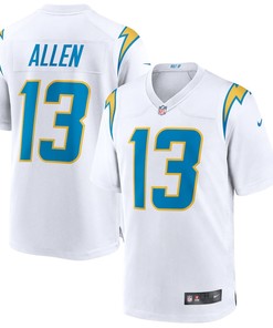 Keenan Allen 13 Los Angeles Chargers Game Jersey - White