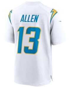 Keenan Allen 13 Los Angeles Chargers Game Jersey - White