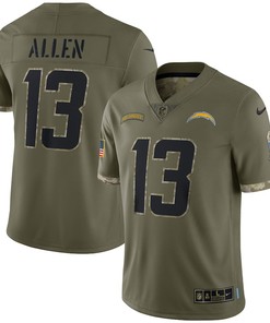 Keenan Allen Los Angeles Chargers 2022 Salute To Service Limited Jersey - Olive