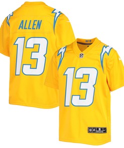Keenan Allen Los Angeles Chargers Inverted Team Game Jersey - Gold Nfl