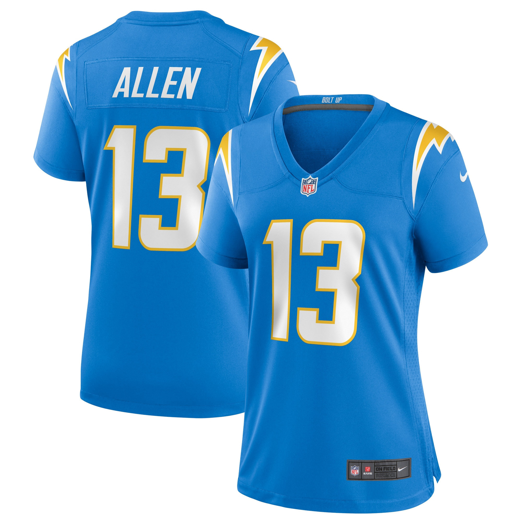 Keenan Allen Los Angeles Chargers Womens Game Jersey Powder Blue Nfl