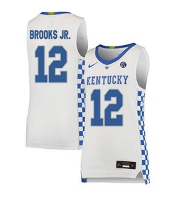Keion Brooks Jr. 12 Kentucky Wildcats Basketball Elite Men Jersey - White