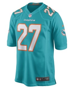 Keion Crossen Miami Dolphins Game Player Jersey - Aqua
