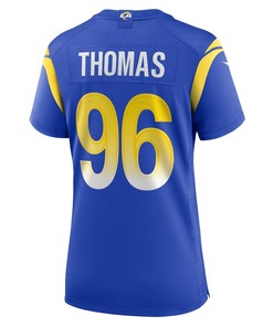 Keir Thomas Los Angeles Rams Women's Game Player Jersey - Royal