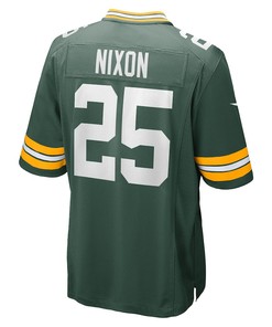 Keisean Nixon 25 Green Bay Packers Game Player Jersey - Green