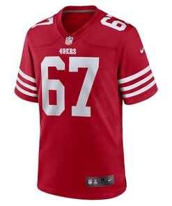 Keith Ismael 67 San Francisco 49ers Home Game Player Jersey - Scarlet