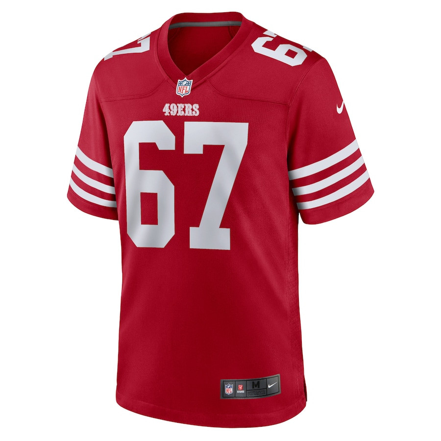 Keith Ismael 67 San Francisco 49ers Home Game Player Jersey - Scarlet