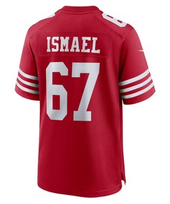 Keith Ismael 67 San Francisco 49ers Home Game Player Jersey - Scarlet
