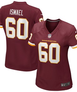 Keith Ismael Washington Football Team Womens Game Player Jersey -burgundy Nfl