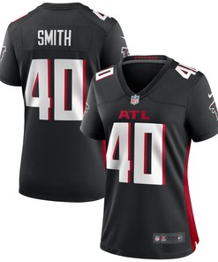 Keith Smith Atlanta Falcons Womens Game Jersey - Black Nfl