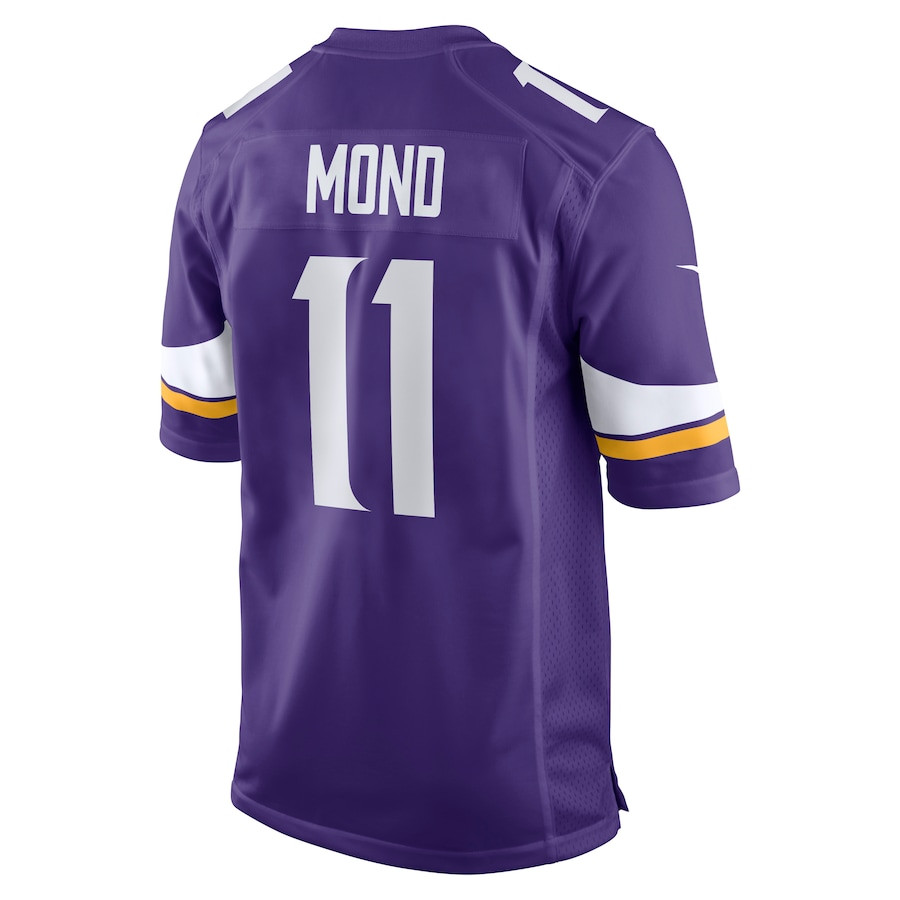 Kellen Mond 11 Minnesota Vikings Game Jersey - Purple