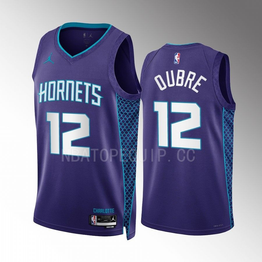 Kelly Oubre 12 2022-23 Charlotte Hornets Purple Statement Edition Men Jersey Swingman