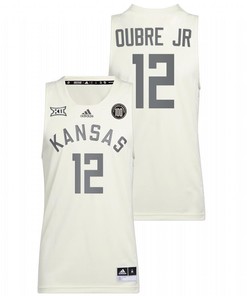 Kelly Oubre Jr. 12 White Kansas Jayhawks Alumni Basketball Reverse Retro Jersey