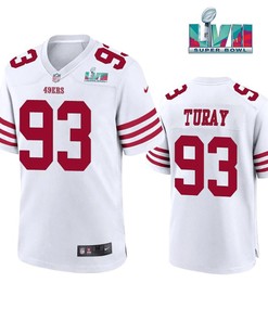 Kemoko Turay 93 San Francisco 49Ers Super Bowl LVII White Jersey