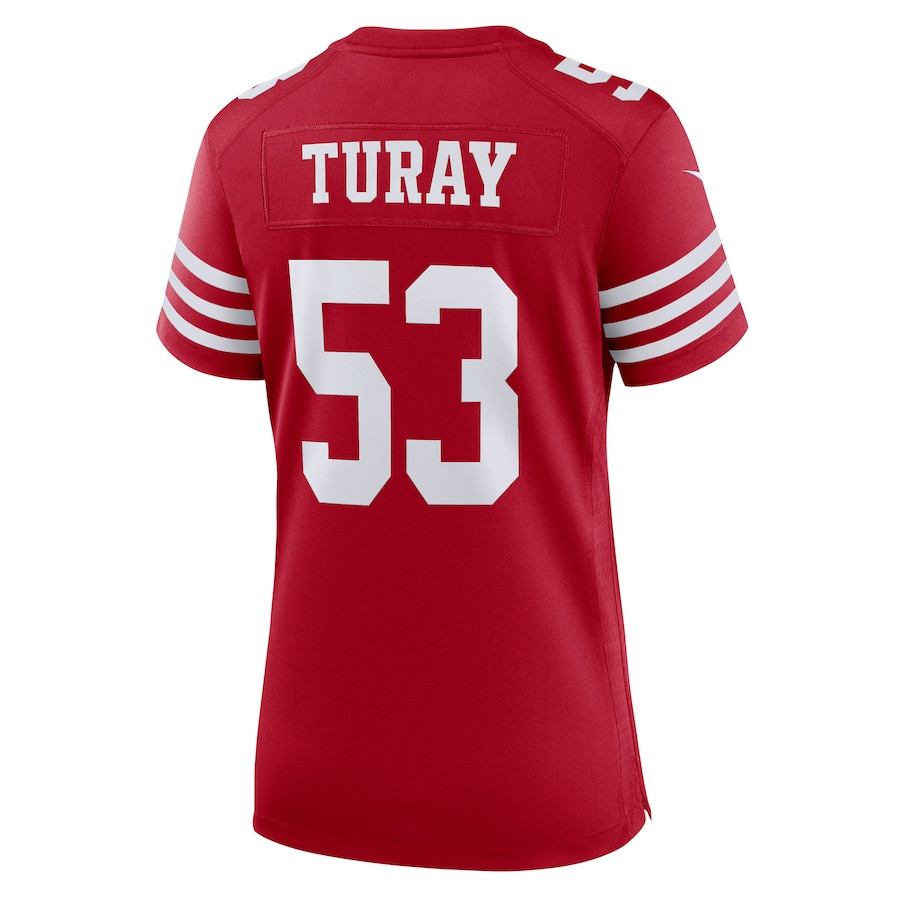 Kemoko Turay San Francisco 49ers Women's Game Player Jersey - Scarlet