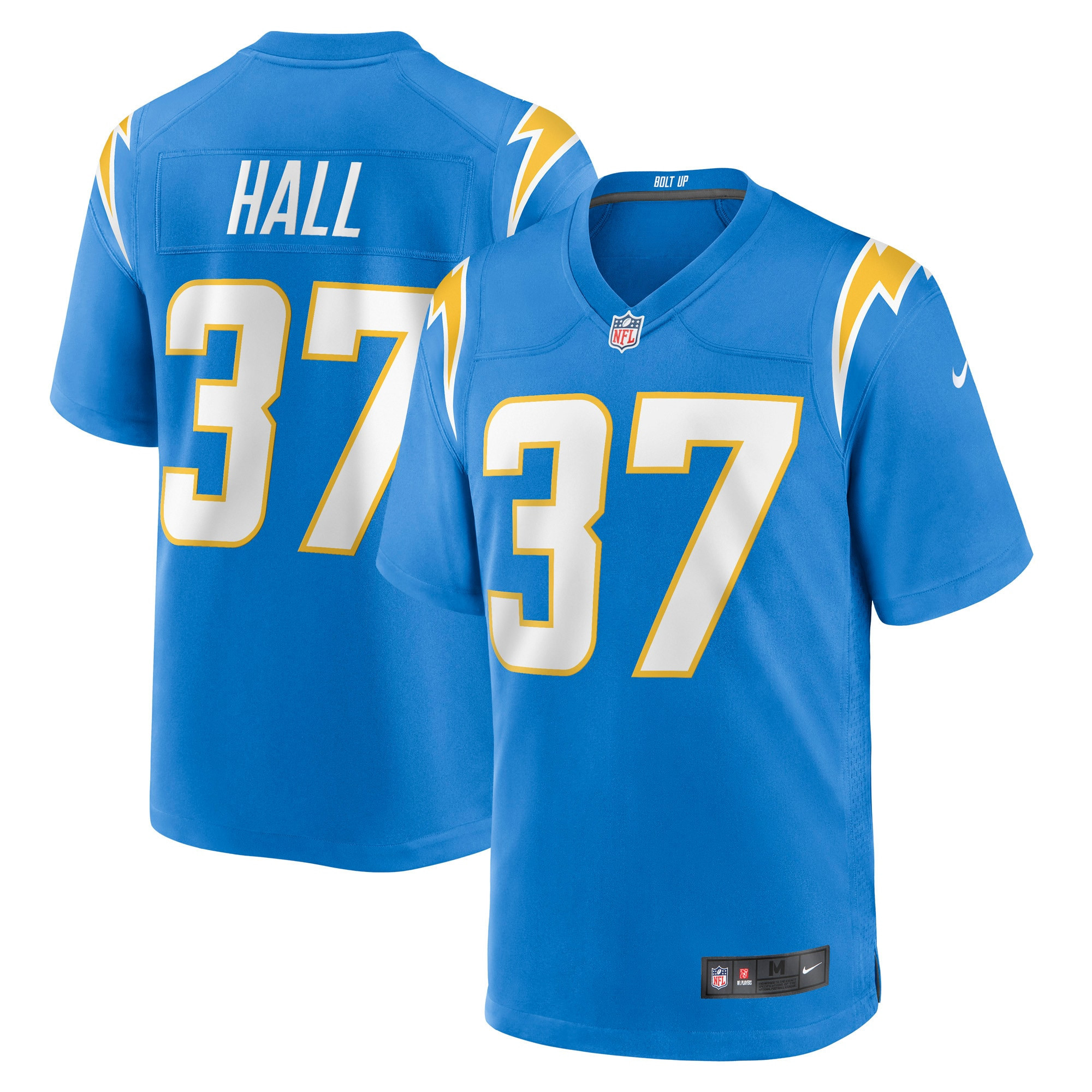 Kemon Hall Los Angeles Chargers Game Jersey - Powder Blue Nfl