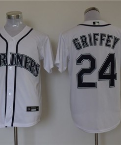 Ken Griffey Jr #24 Seattle Mariners 2020 Mlb White Jersey
