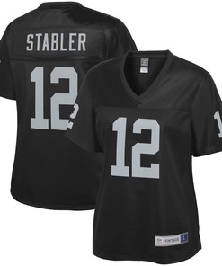 Ken Stabler Las Vegas Raiders Nfl Pro Line Womens Retired Player Jersey - Black